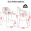 Tabouret de comptoir 24,8 po Kimya