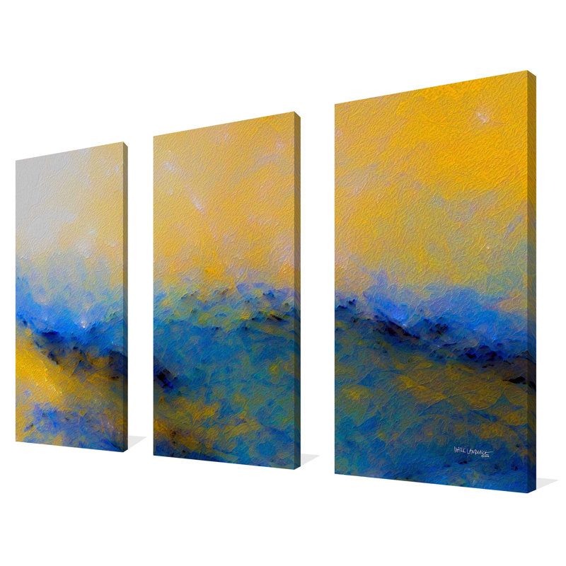 " Psalm 100:4. With Thanksgiving " by Mark Lawrence 3 - Pieces, 24" H x 36" W x 1" D
