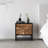 Small Mid Century Modern Nightstand Bedside Table With 2 Drawers End Table For Living Room Bedroom With Metal Legs