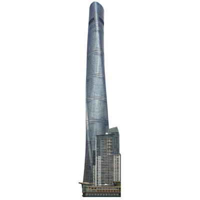 Shanghai Tower Cardboard Cutout Standup