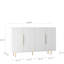 Grand buffet de rangement blanc - Console moderne pour l'intérieur spacieux de la chambre à coucher-596902265