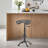 Dicle Swivel Adjustable Height Counter Stool with Metal Frame-1452283053