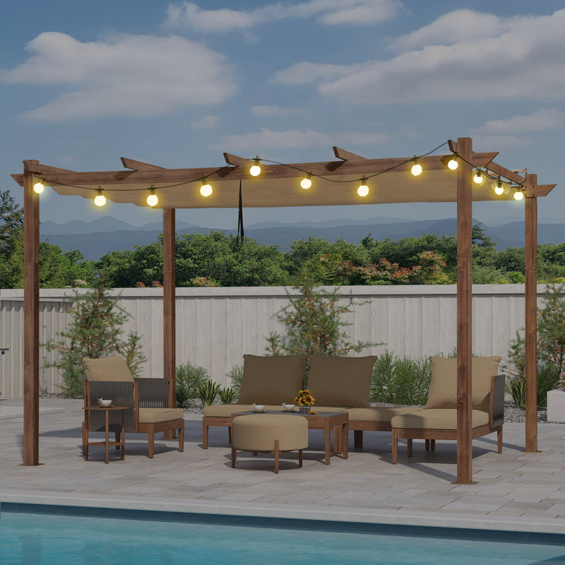 4m x 3m Aluminium Pergola