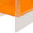2 Tiers Acrylic Bedside Table With Open Storage Shelf-1640805791