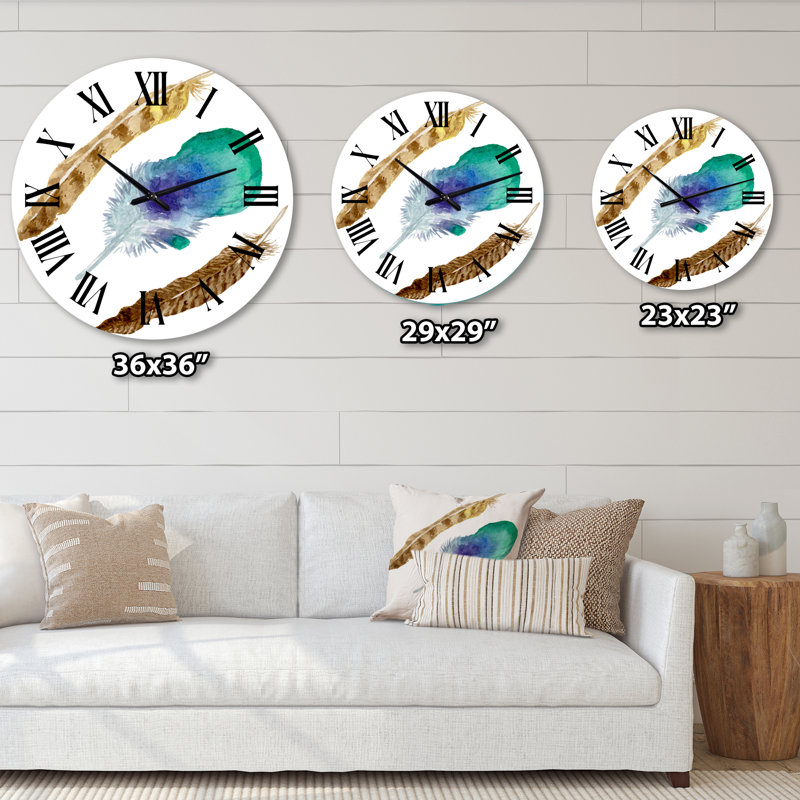 Horloge murale bohème et éclectique, Grand