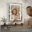 Armoire à pharmacie avec miroir DEL de 61 cm (24 po), tablettes réglables, montage encastré ou en surface-131638697-131638698