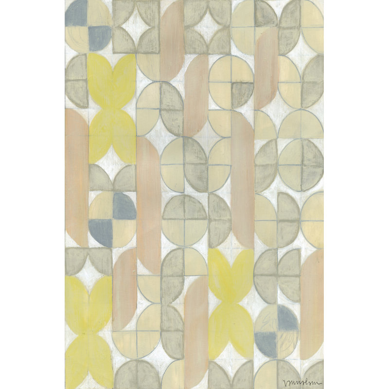 Radius Tile I by Vanna Lam - Painting on Canvas, 30cm H x 20cm W, Wrapped Canvas