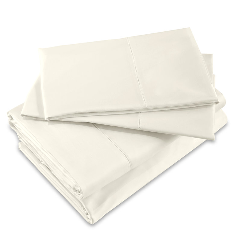 Raffaello Sheet Set, Queen Sheet Set with 2 Pillowcases, Ivory