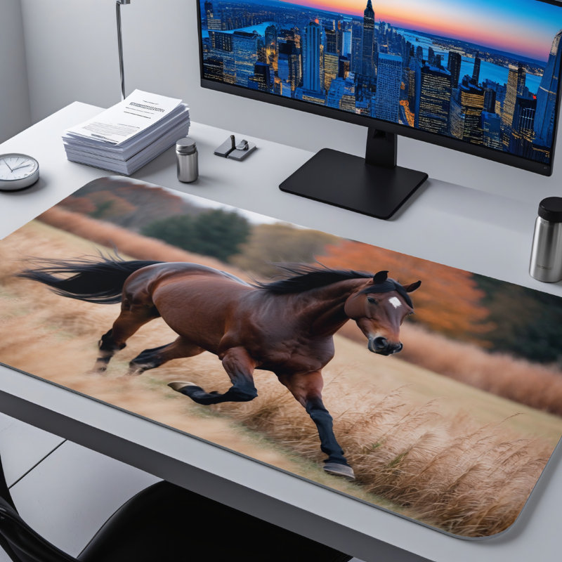 Polyester Desk Pad, 14.4x12.1