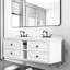 84'' W Wall Mounted Double Bathroom Vanity Base