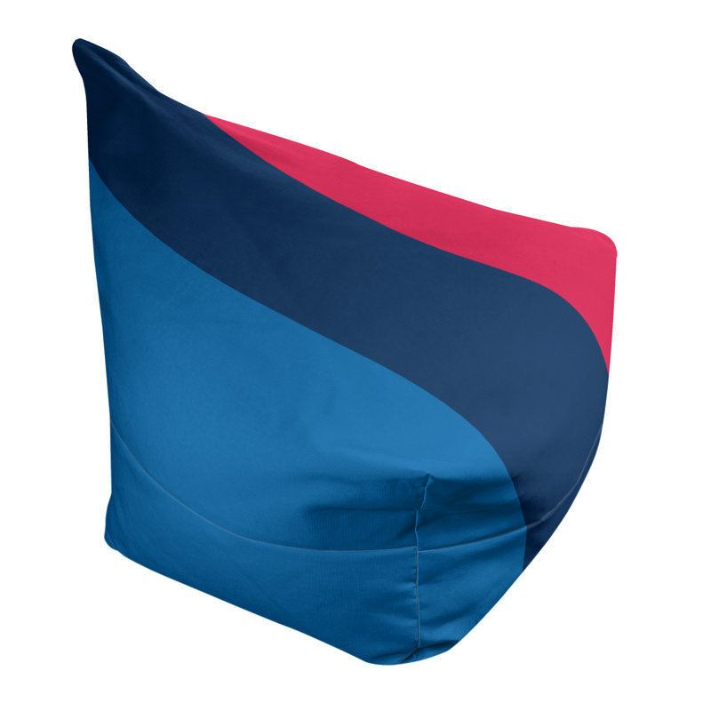 Bean Bag Cover, Blue/Navy/Red, 2" x 38" x 42"