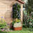 24"X24"X12" Raised Garden Box, Brown. Galvanized Steel With Customizable Trellis Tomato Cage. Open Structure For Enhanced Drainage And Airflow. Create A Wonderful In Your Backyard, Garden, Patio.