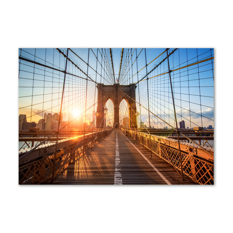 Brooklyn Bridge - No Frame Print on Canvas