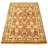 One-of-a-Kind Rectangle 6' X 9' New Age Wool Area Rug in Dark Red