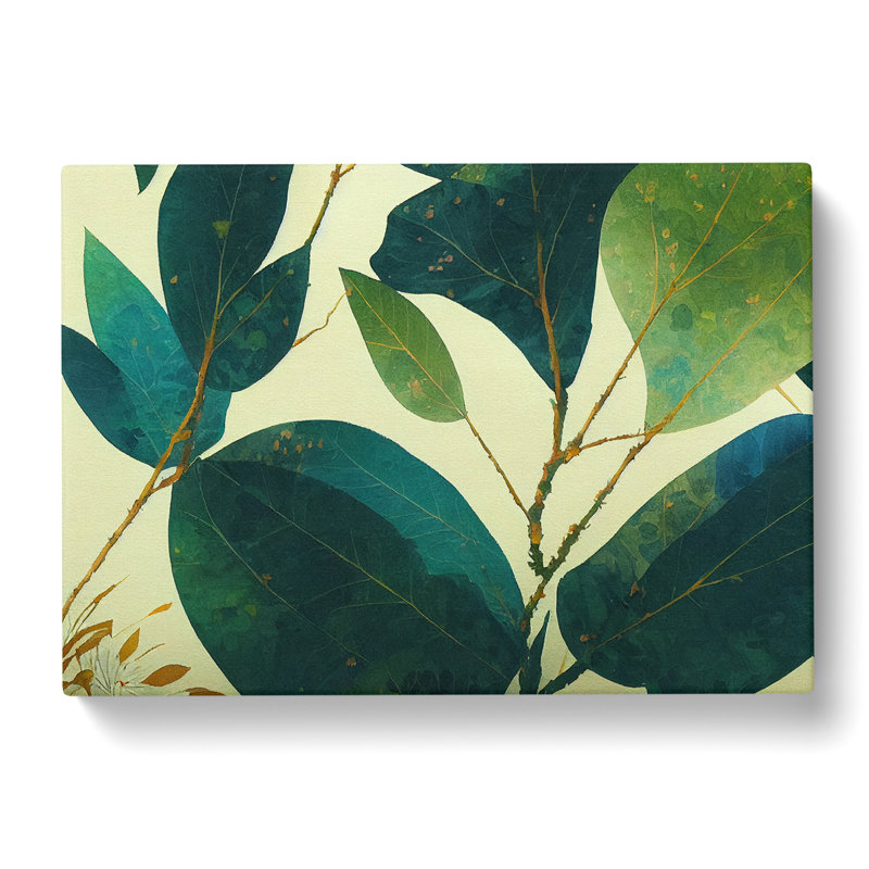 Leaves - Wrapped Canvas Print, 35cm H x 50cm W x 3cm D