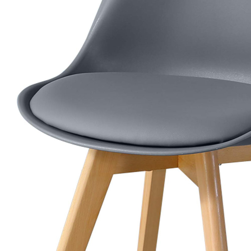 Rafe Upholstered Side Chair, 2, Grey