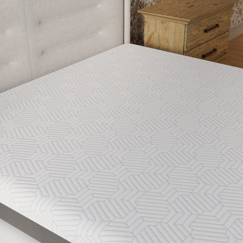 Grand matelas Akeley en mousse viscoélastique gélifiée ferme de 8 pouces - CertiPUR-US, housse de refroidissement, matelas dans une boîte