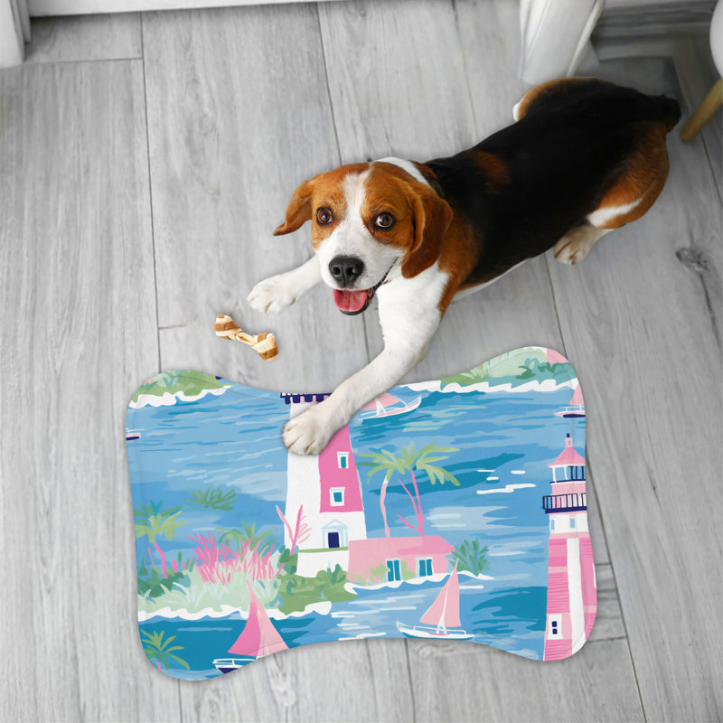 Tapis d'alimentation en os 1 pièce Coastal Beacon