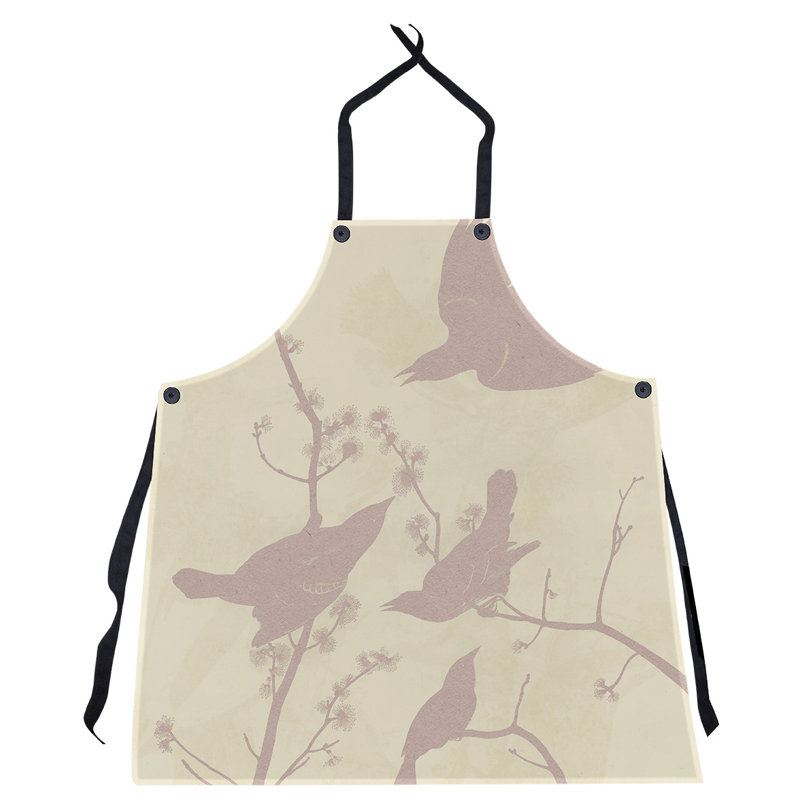 Bib Apron, Yellow/Pink