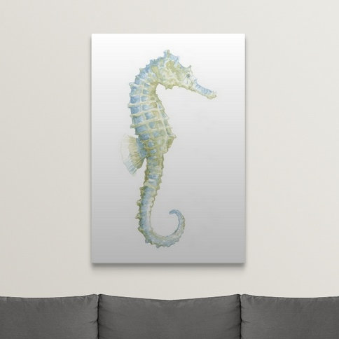 «Seahorse I» par Megan Meagher, reproduction d'art, H 30 po x l 20 po x P 1,5 po, Toile