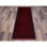 Rouge cramoisi 1 pi 9 po x 4 pi 9 po, laine douce, Khamyab afghan avec motif géométrique, noué à la main, colorants végétaux, tapis court et étroit, tapis oriental