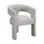 Ensemble de 2 chaises d'appoint rembourrées en tissu moelleux gris clair-1844020584