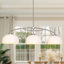 Lustre linéaire moderne en argent 3 lumières
