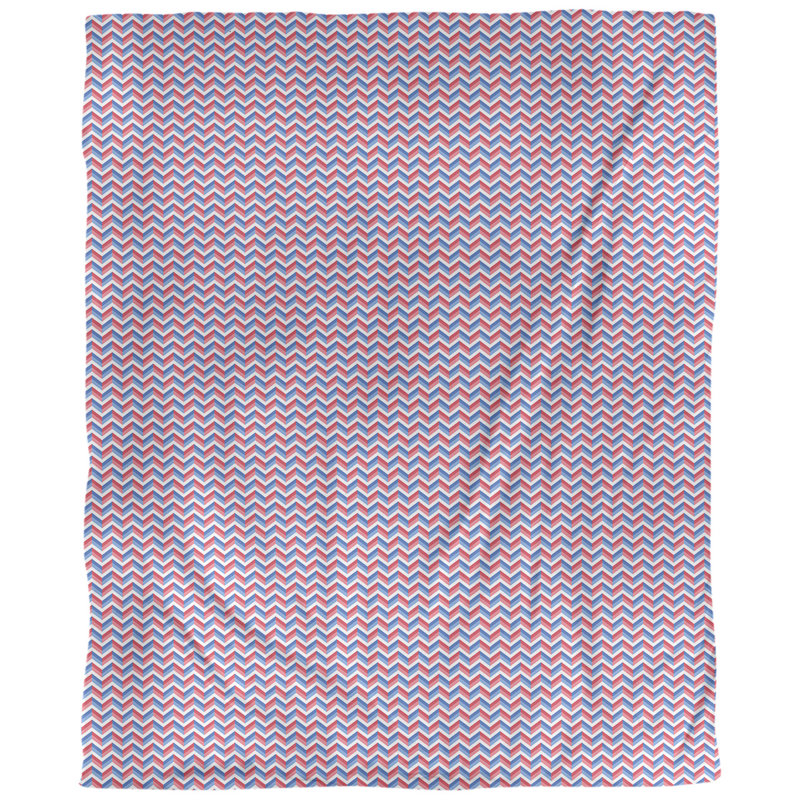 Tissu de fêtes, Rouge / Bleu, L 58 po x l 36 po, Faux lin