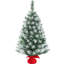 Green Spruce Flocked/Frosted Christmas Tree-314716376-401839303