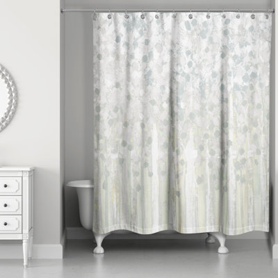 Derak Floral Single Shower Curtain
