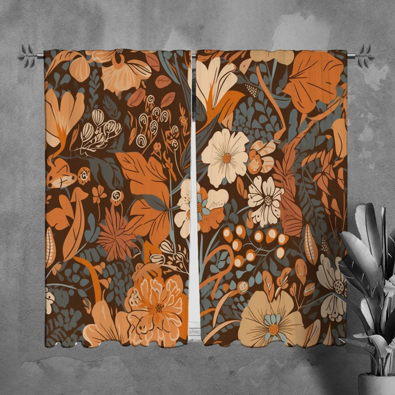 Paire de rideaux obscurcissant en polyester Micia, L 20 po x L 82 po