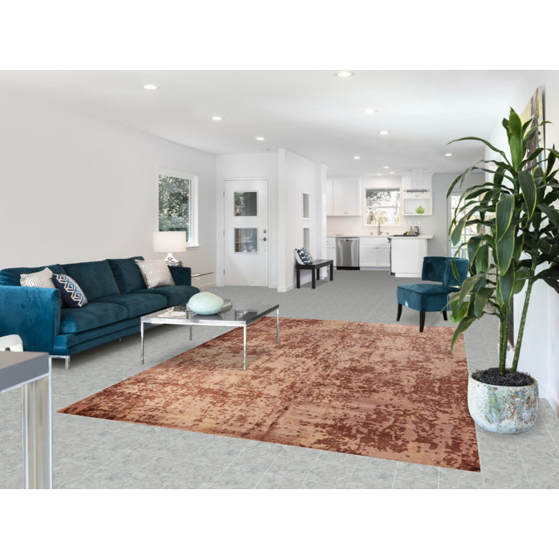Contemporary Abstract Indian Area Rug
