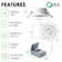 Qplus 4 Inch Airtight Eyeball Gimbal Led Recessed Light 3000k - 20 Pk