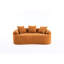 Double compression en tissu orange, doux et confortable pour une sensation douillette et confortable