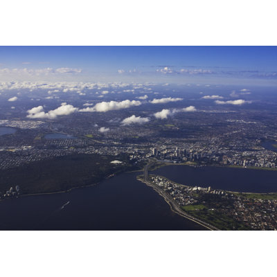Eckles Aerial View Of Perth - Wrapped Canvas Print