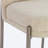 Rothschild 19.5'' H Linen Blend Upholstered Metal Side Chair