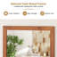 Miroir mural 27,5 x 20 po