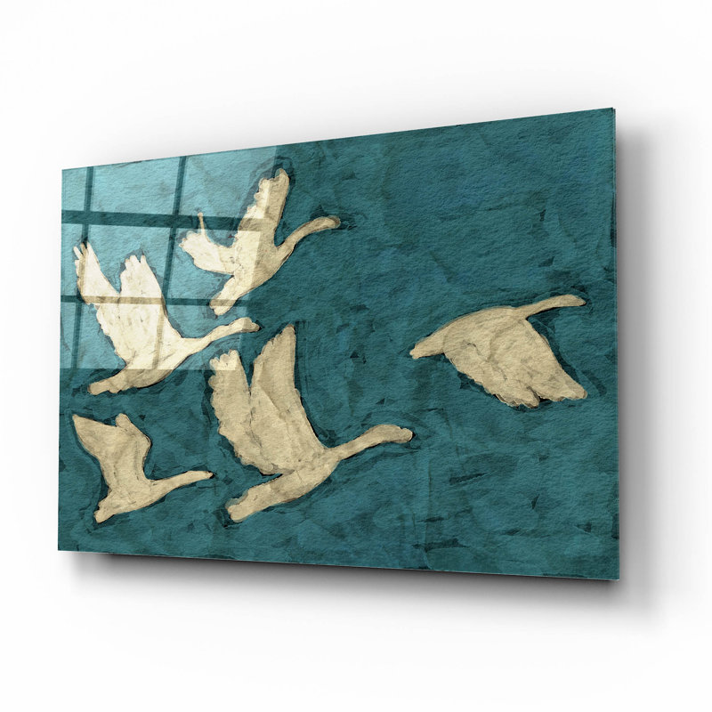  «Rustic Flight 2» par Regina Moore, art mural en verre acrylique, 16 po x 12 po