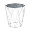 Aiden Glass Top Frame End Table