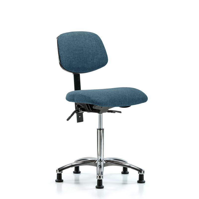 Sheridan Task Chair, Blue, Glides, Not Included