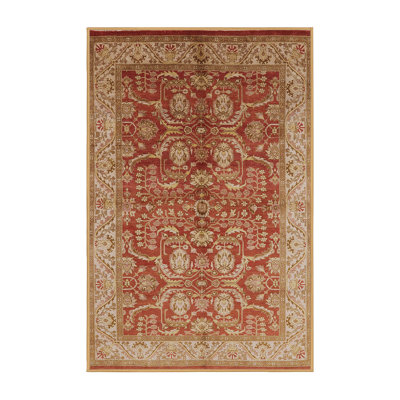 Tapis oriental rouge / beige
