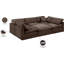 Ensemble modulaire de coin en velours 6 pièces Itala-94482515
