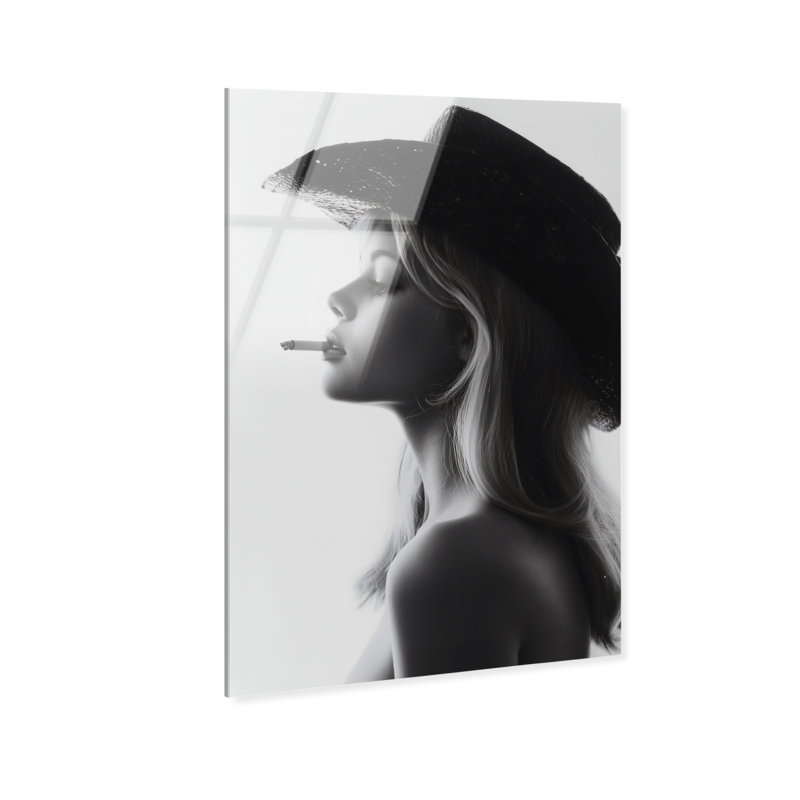 Desert Cowgirl High-Gloss Frameless Acrylic Glass Wall Art Fashion Print by Oliver Gal, Ready to Hang, 10 x 15, 10"H x 15"W