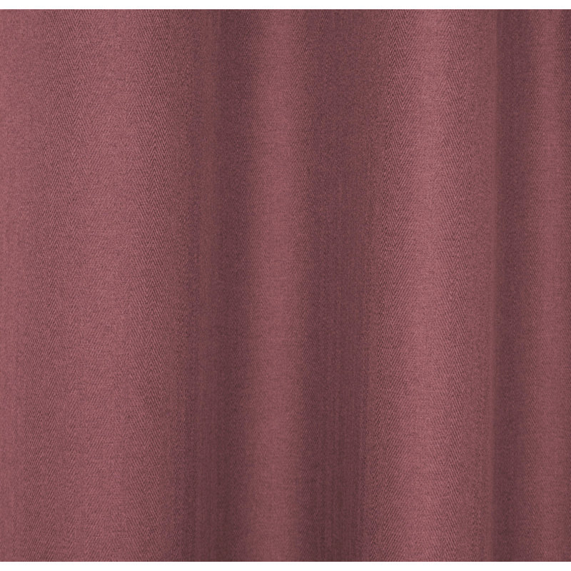 Kyrstan Pencil Pleat Room Darkening Thermal Single Curtain, 145cm Width x 132cm Drop, Berry