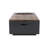 Bujar Rectangle Concrete Propane Smokeless Fire Pit