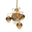 Lustre géométrique à 5 lumières Heier