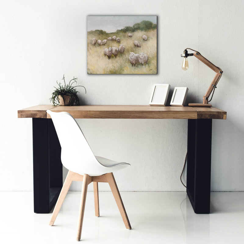 Toile épique «Flock» par Julia Purinton, 54 po x 40 po, H 20 po x l 24 po x P 0,75 po