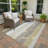 Machine Washable Indoor/Outdoor Lockway ACN2418 Mid-Century Modern Rug-1106872114