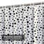 Rideau de douche abstrait à pois noirs géométriques abstraits avec 12 crochets-1723344168