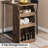 Bar Table And Chairs, Tall Dining Set For 2, Storage Shelves For Space-Saving-228223286